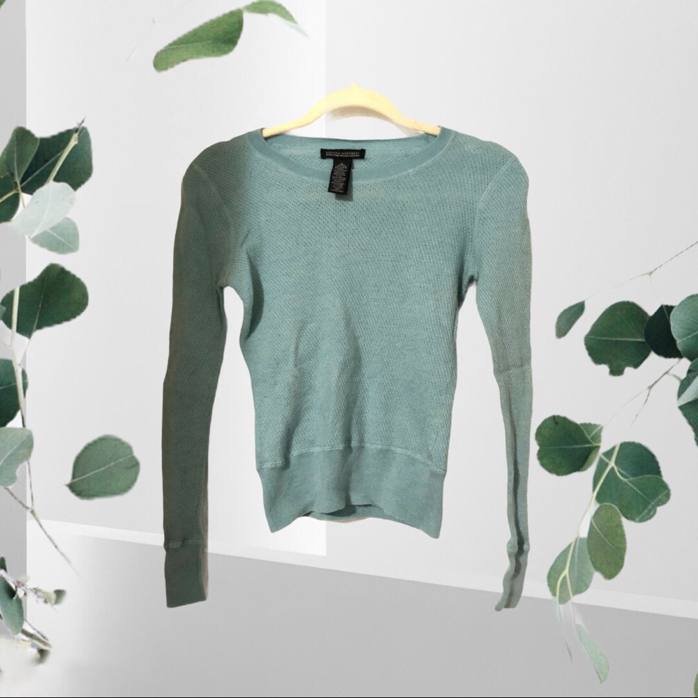 Aqua blue sweater